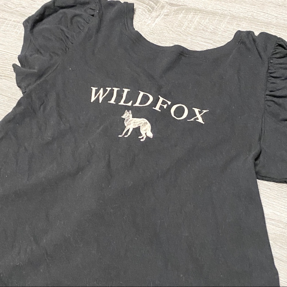 ❌SOLD❌ NWOT WILDFOX Foxy Austen Lace Up Tee - Picture 3 of 5